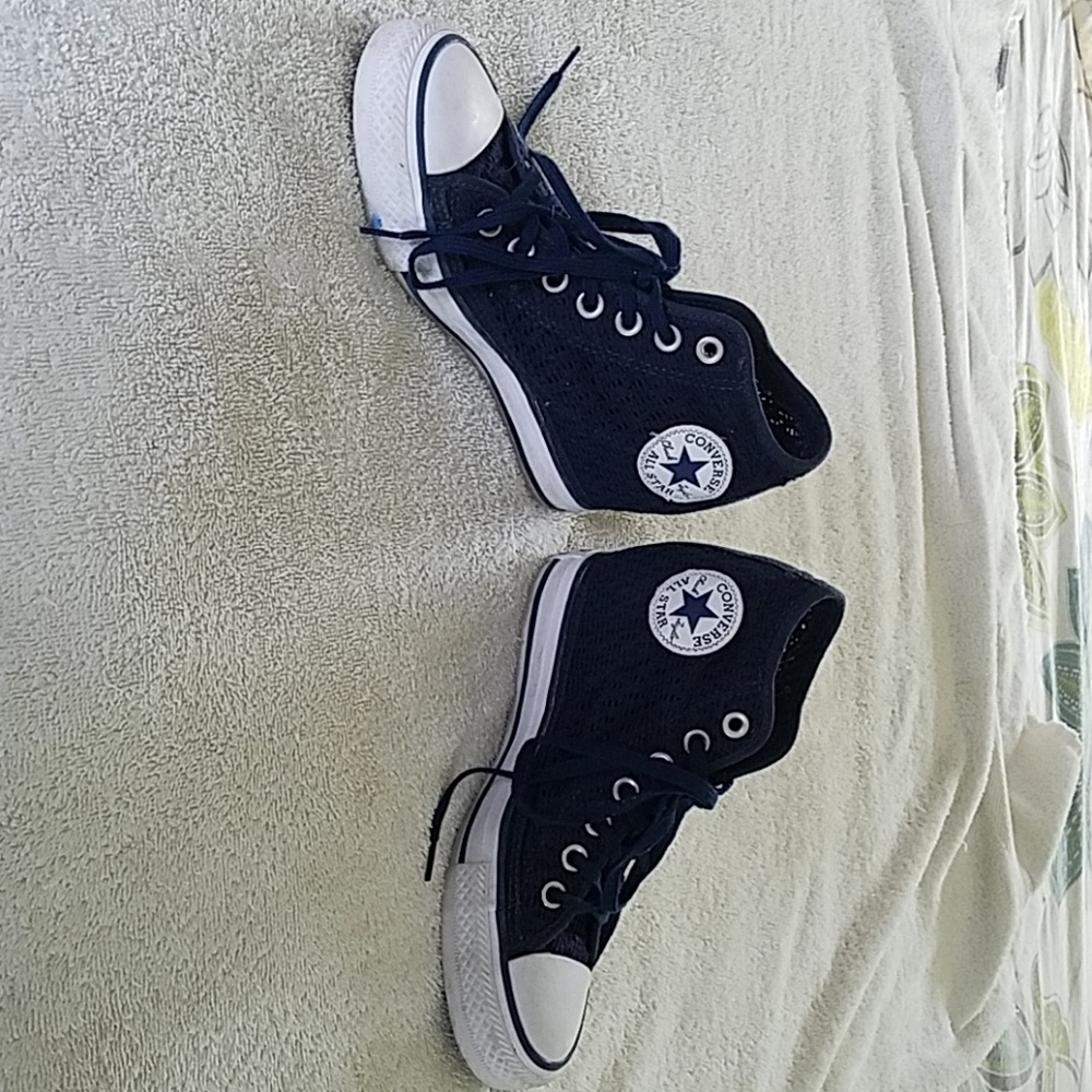 Converse crochet high tops